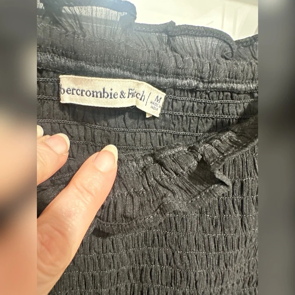 Abercrombie & Fitch Black Ruffle Dress 🖤